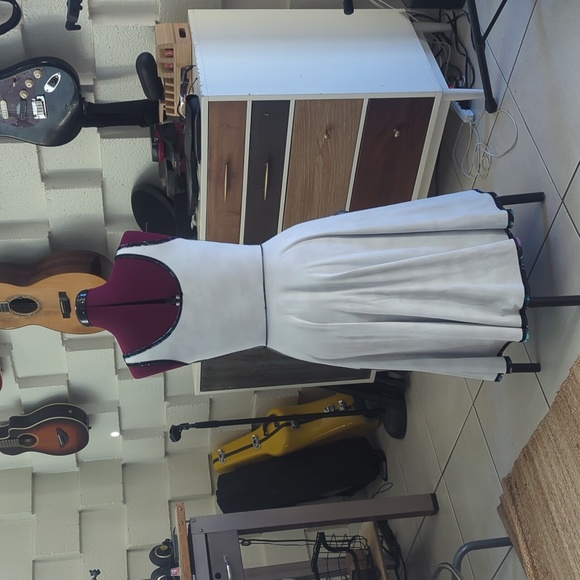 MIDNIGHT HUMMINGBIRD POCKET MIDI DRESS - LIMITED - Picture 7 of 9